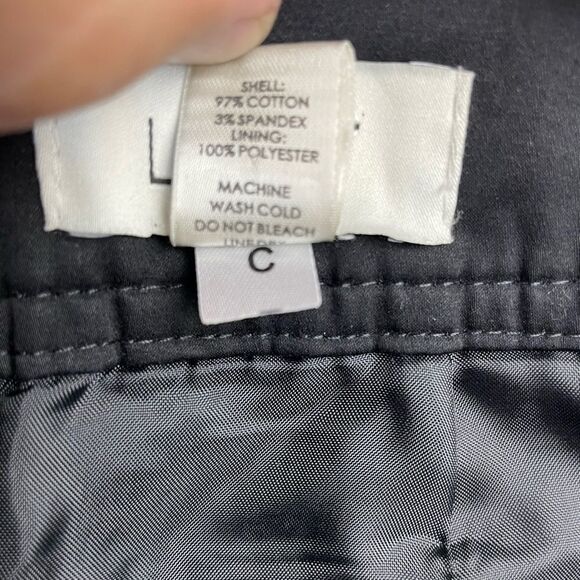 LOFT Black Midi Skirt Size 8 EUC - Picture 5 of 5